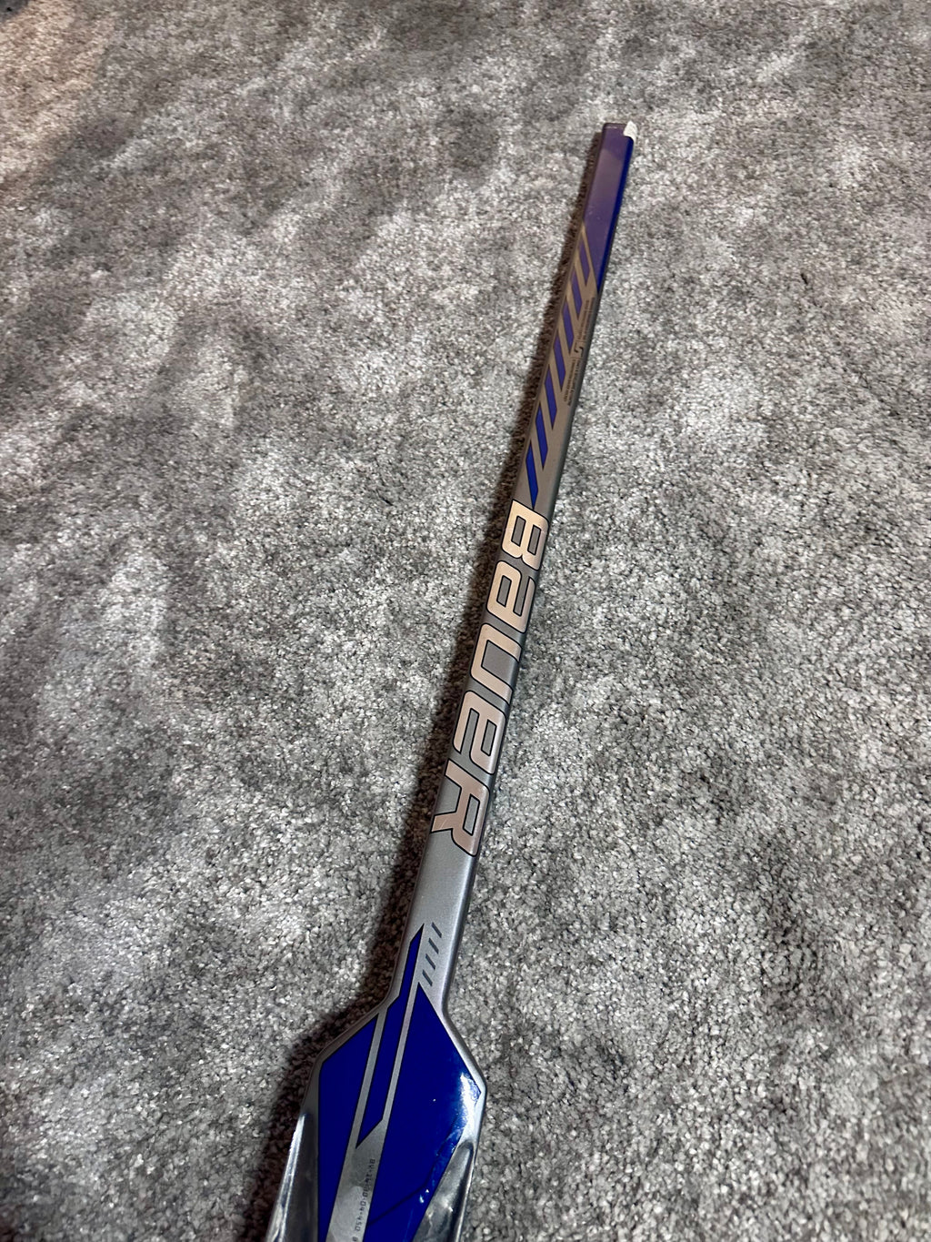 New NCAA Bauer Mach 25” Full Right Pro Stock Goalie Stick #1
