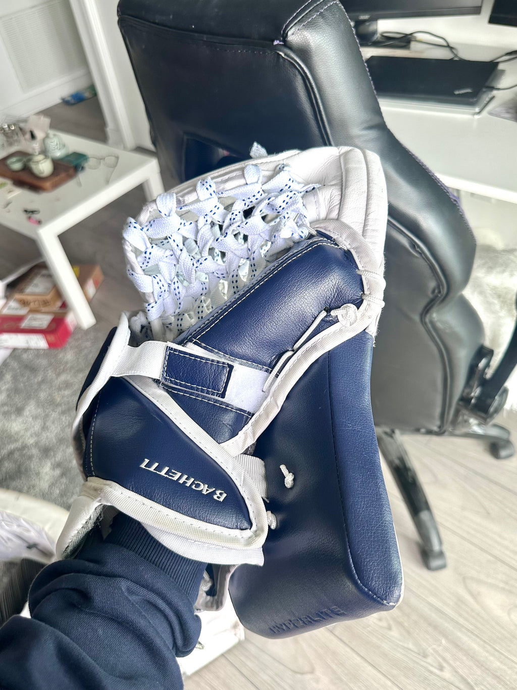 NCAA Bauer digit print Hyperlite 2 34+1 pro stock goalie full set