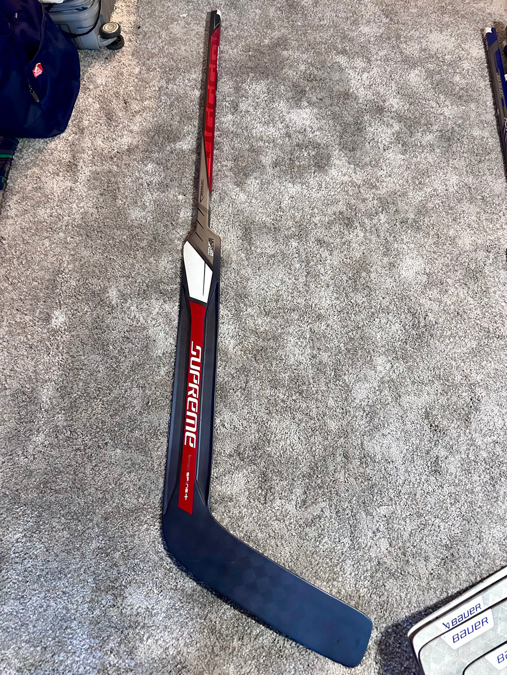 New NCAA Bauer Ultrsonic 25” Full Right Pro Stock Goalie Stick