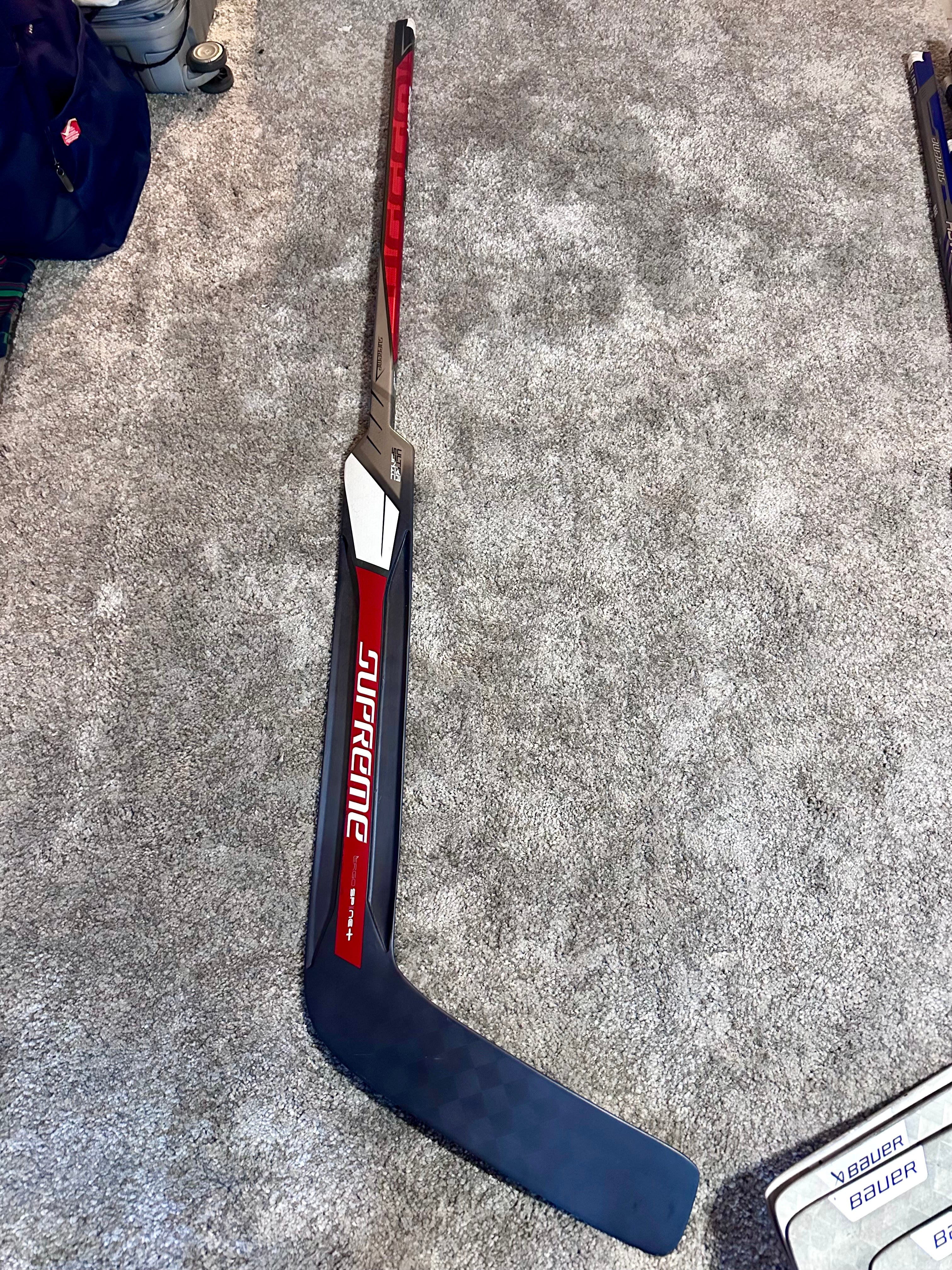 New NCAA Bauer Ultrsonic 25” Full Right Pro Stock Goalie Stick