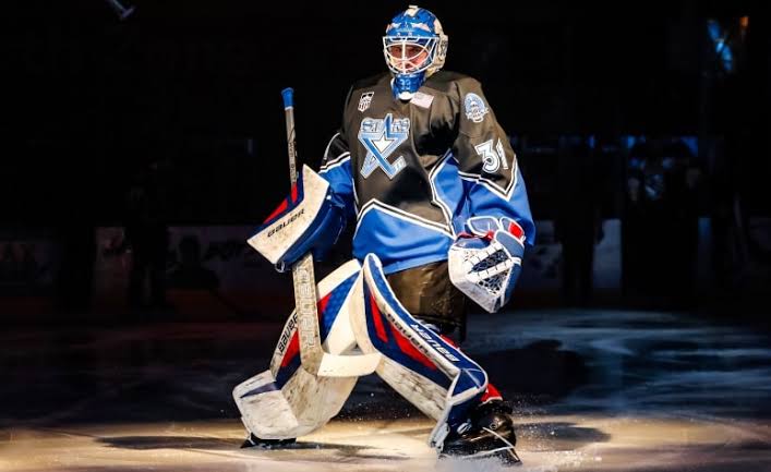 Bauer Digit Print Shadow Pro Stock goalie glove and blocker