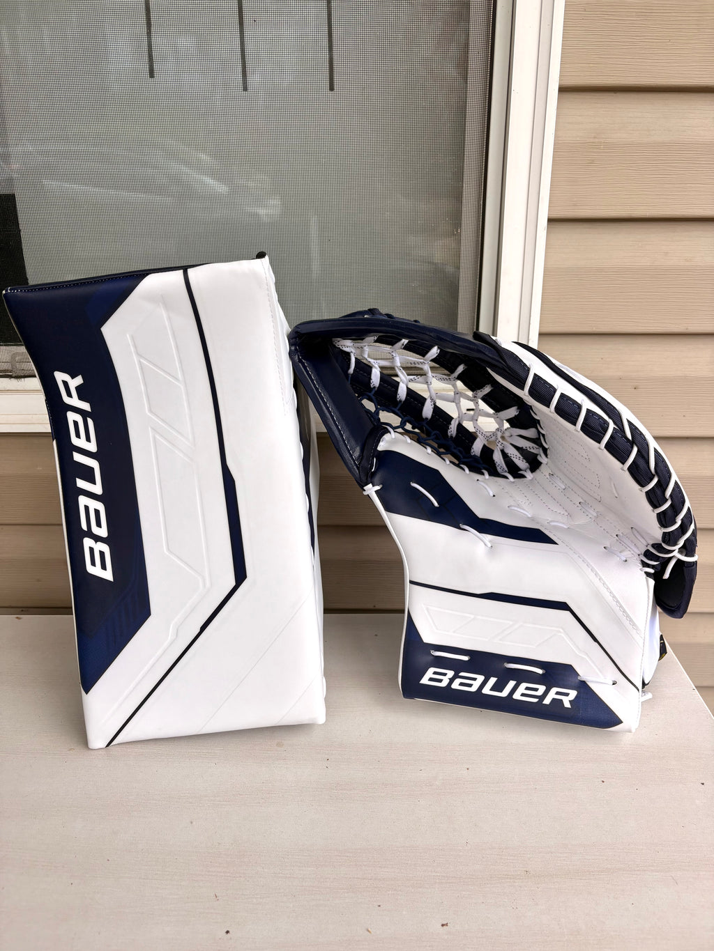 New Bauer supreme Fuse goalie full set