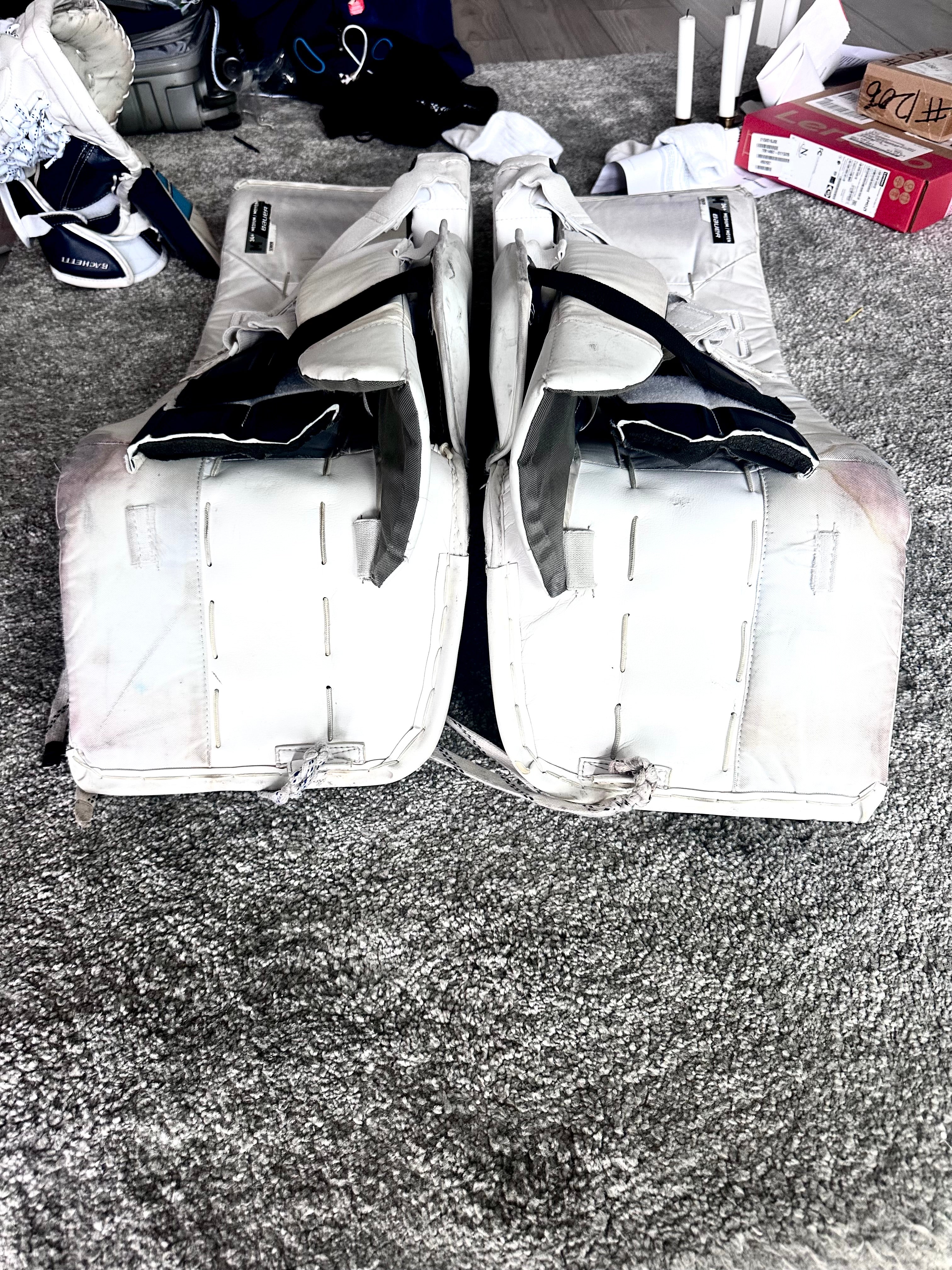 NCAA Bauer digit print Hyperlite 2 34+1 pro stock goalie full set
