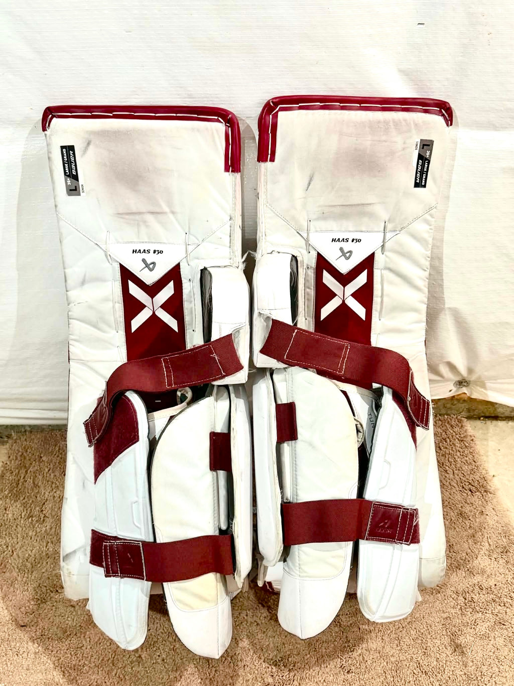 NCAA Bauer Hyperlite 2 35+1 Pro Stock Goalie Full Set