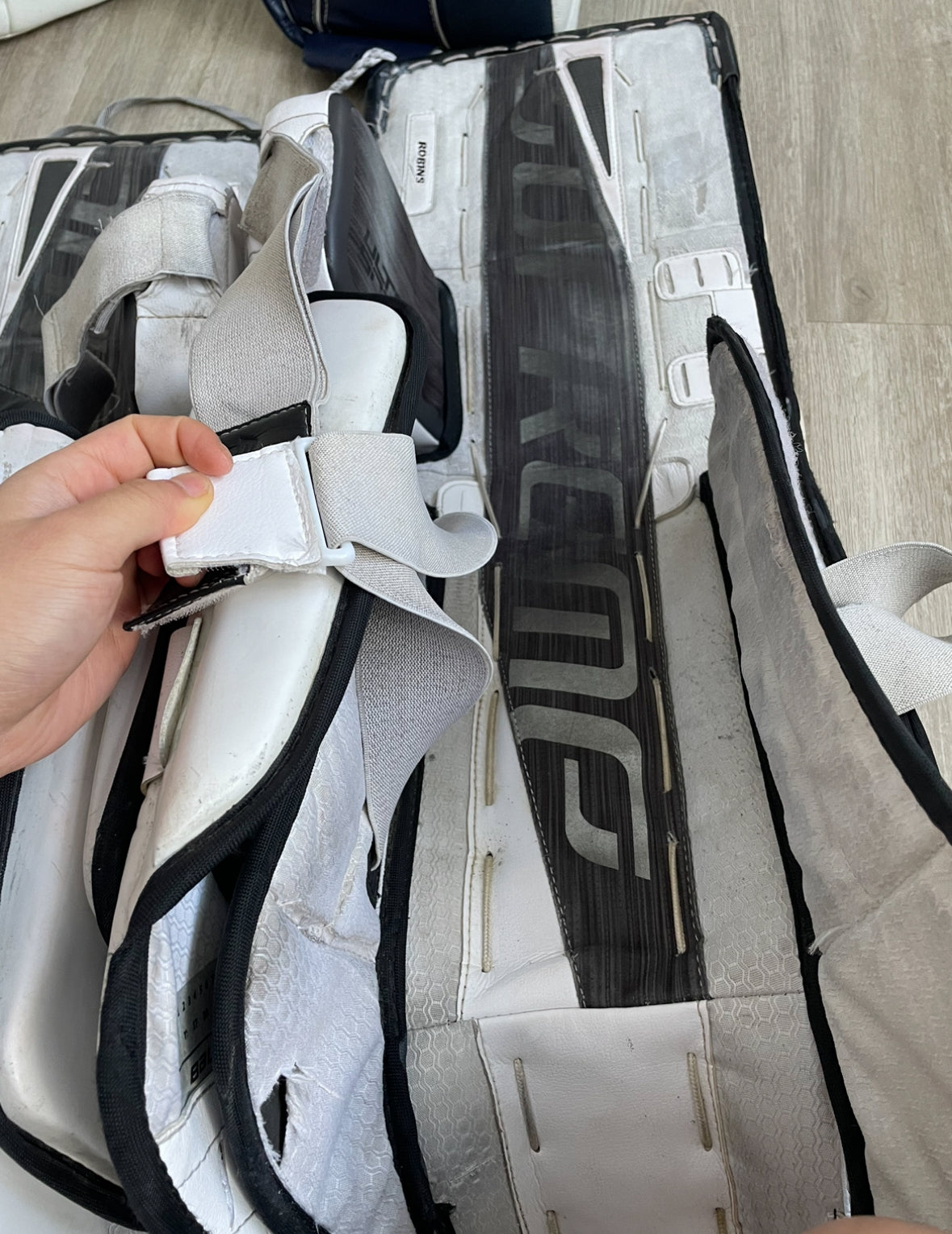 Bauer supreme Ultrasonic 36+1 pro stock goalie pads