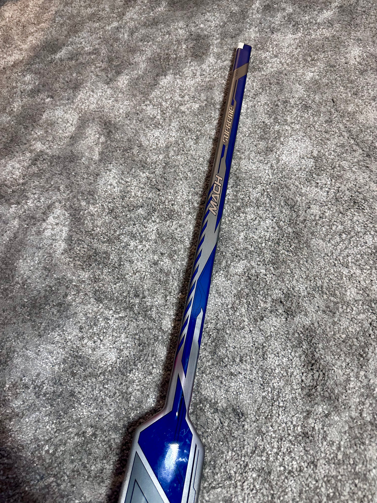 New NCAA Bauer Mach 25” Full Right Pro Stock Goalie Stick #1