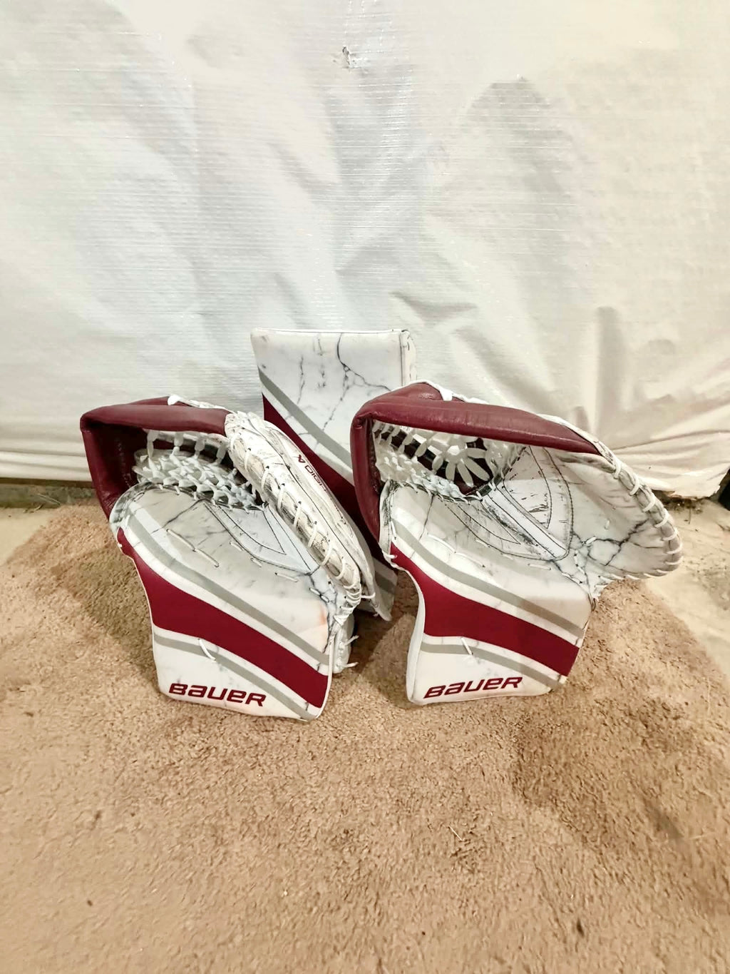 NCAA Bauer Hyperlite 2 35+1 Pro Stock Goalie Full Set