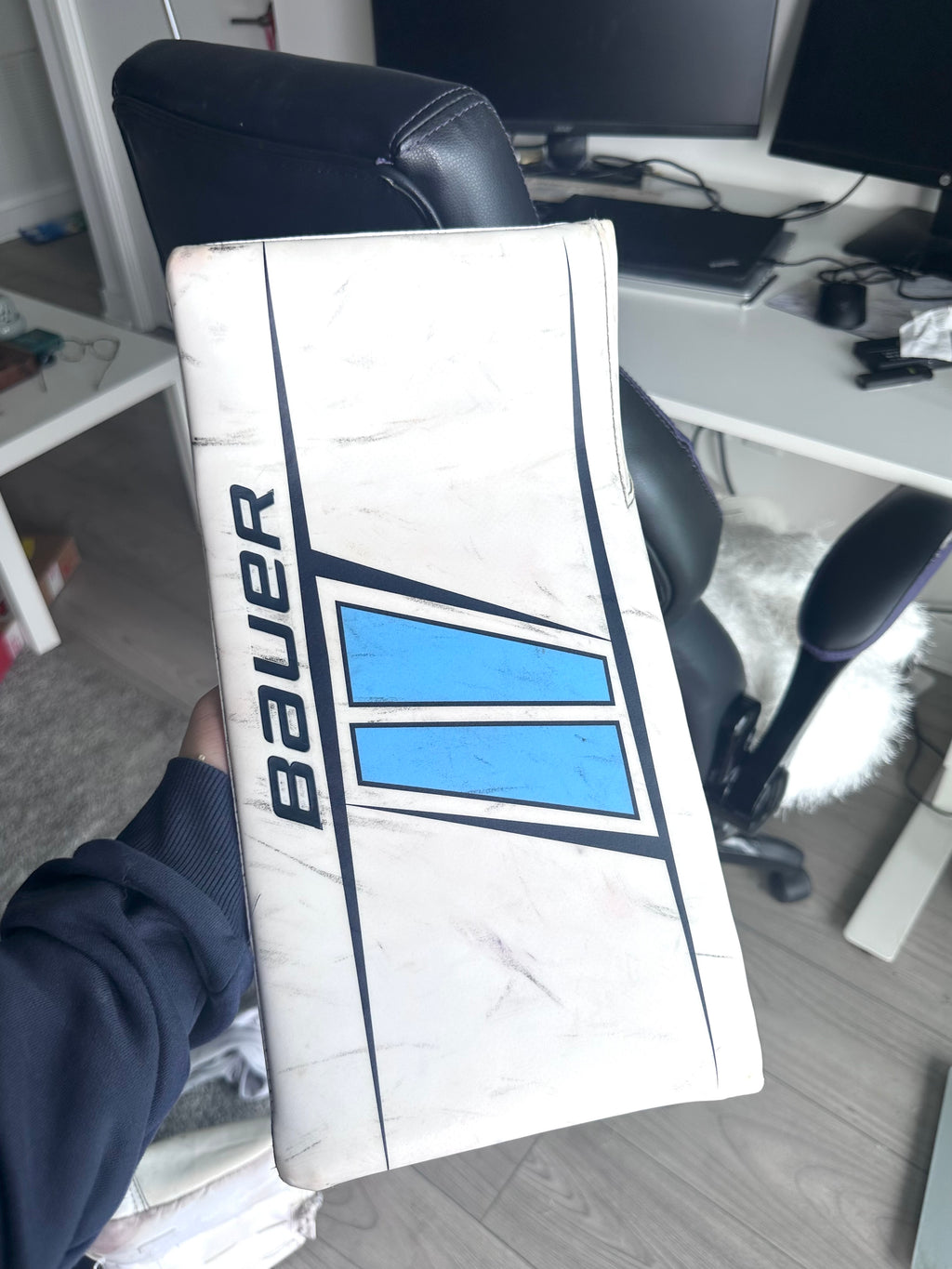 NCAA Bauer digit print Hyperlite 2 34+1 pro stock goalie full set