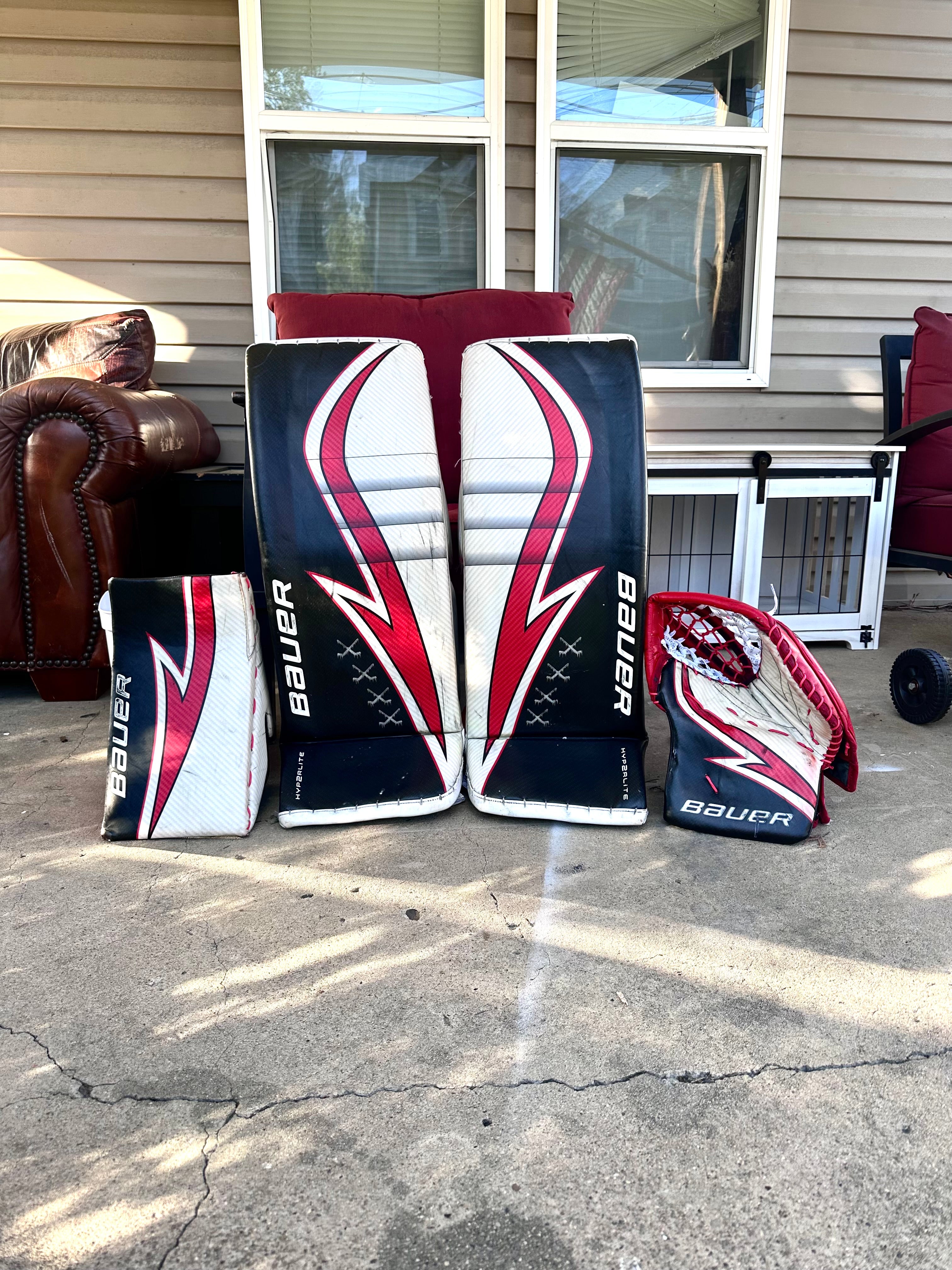 Bauer Hyperlite 2 33+1 pro stock goalie full set