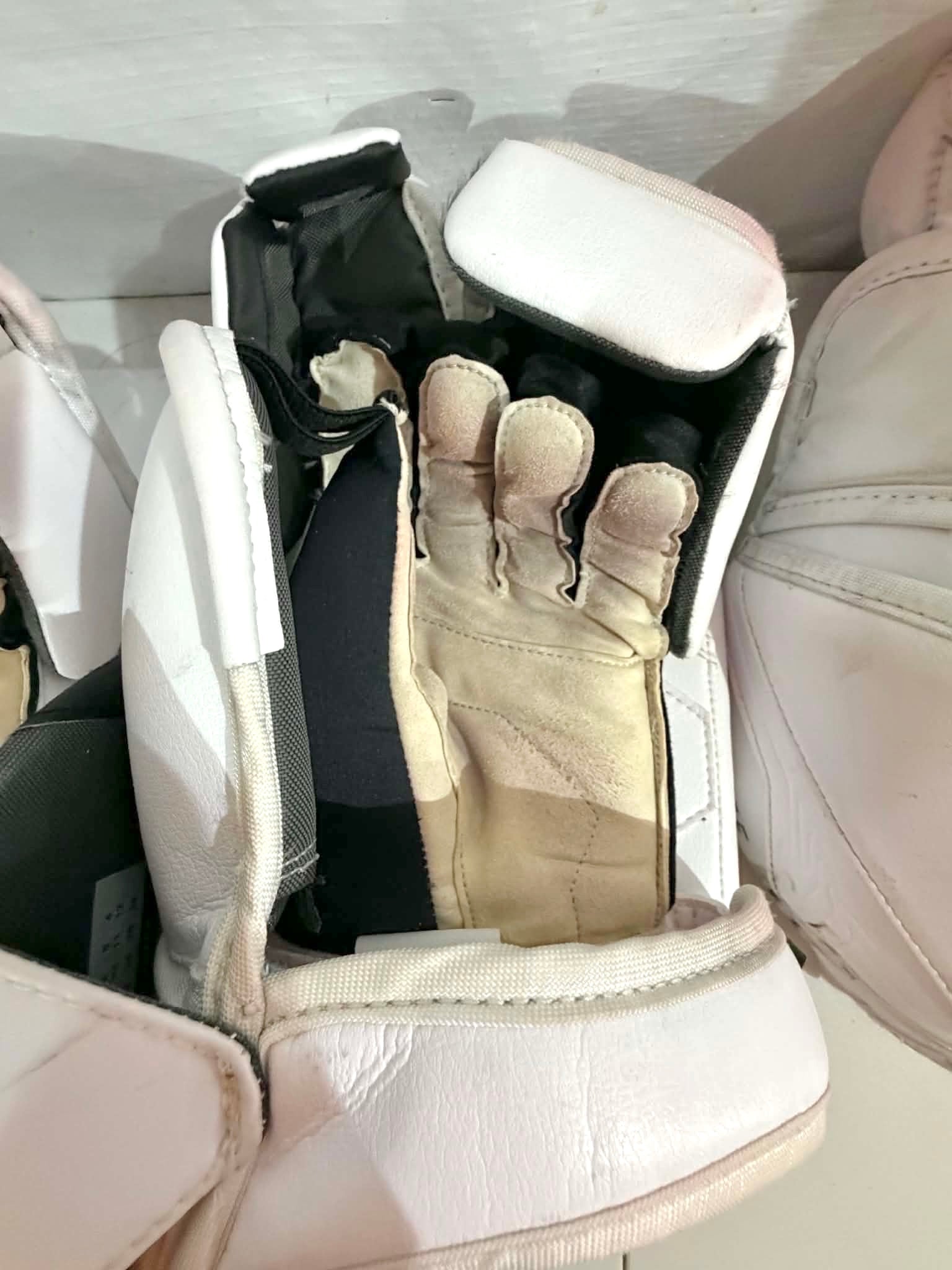 Bauer Flylite Full Right 35+1 Goalie Pro Stock Full Set with two glove sets