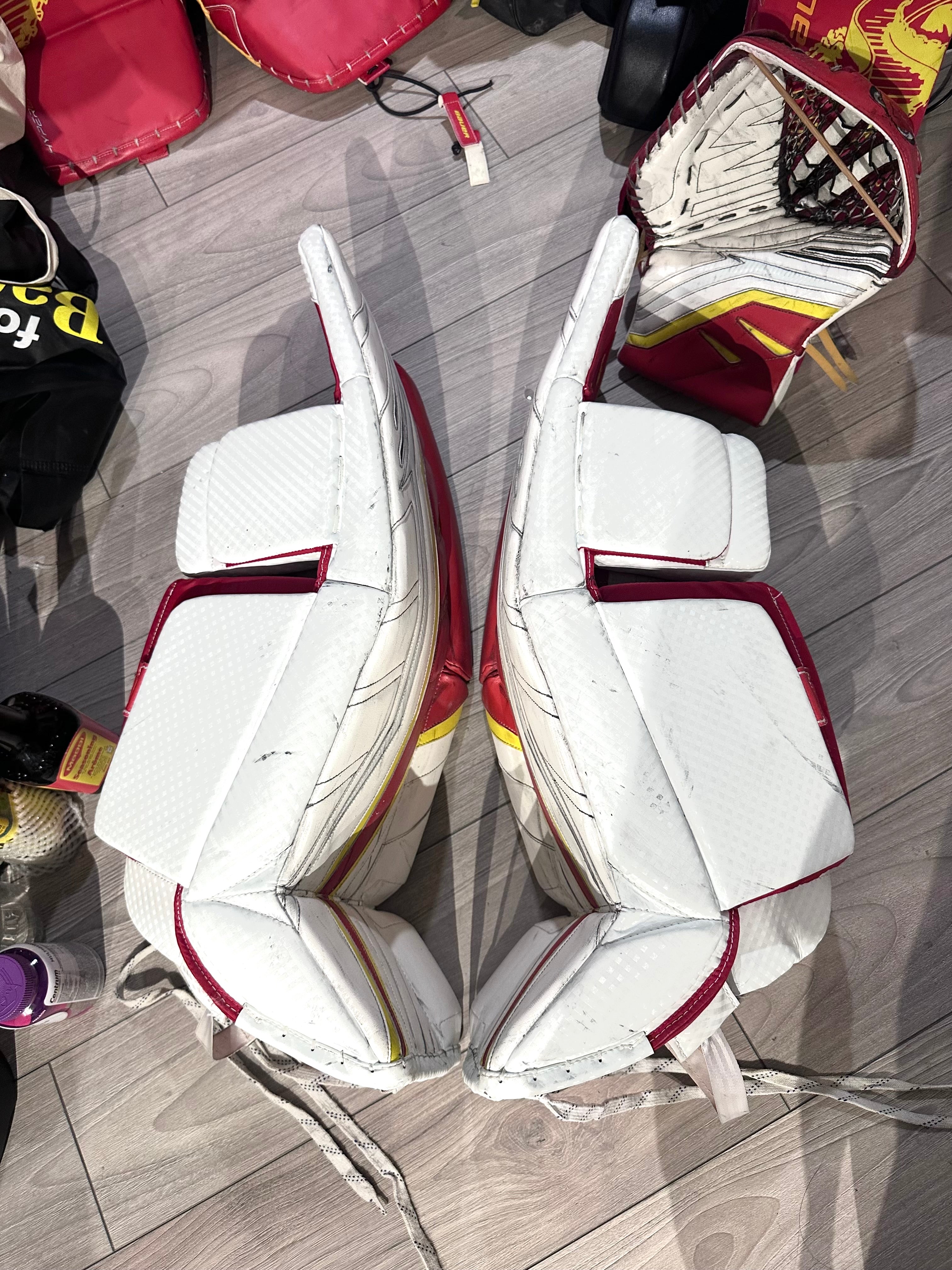 Olymics Return Brian Gnetik V Full Right 32+1 Pro Stock Goalie Full Set