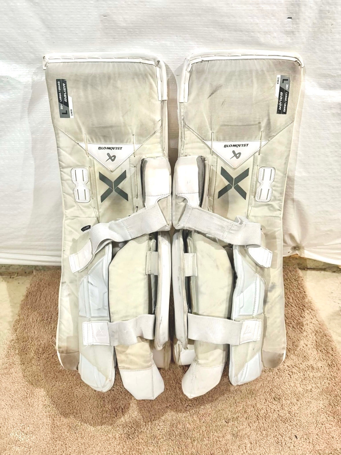 Pittsburgh penguins Bauer Hyperlite 2 Regular Goalie pro stock Full Set
