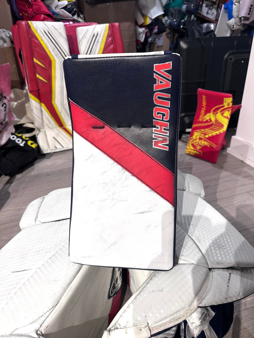 NCAA Brian’s / Vaughn Custom Optik 2 32+1 Full Right Pro Stock Goalie Full Set