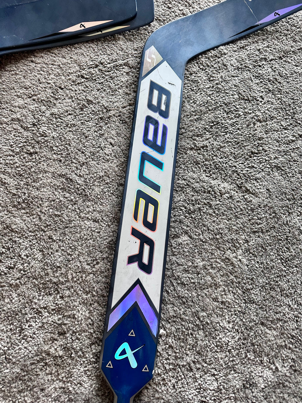 NCAA Bauer Shadow 24” Full Right Pro Stock Goalie stick #4