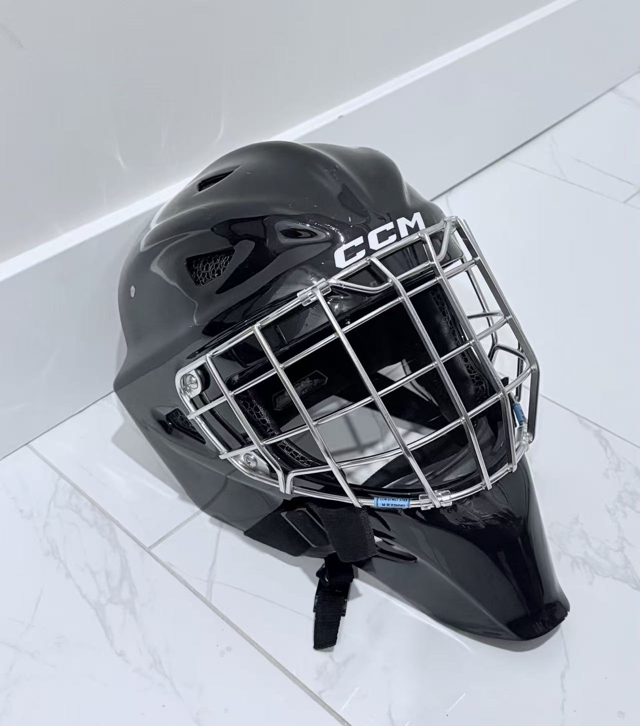 New Black CCM Acis XF Pro Senior Goalie Mask