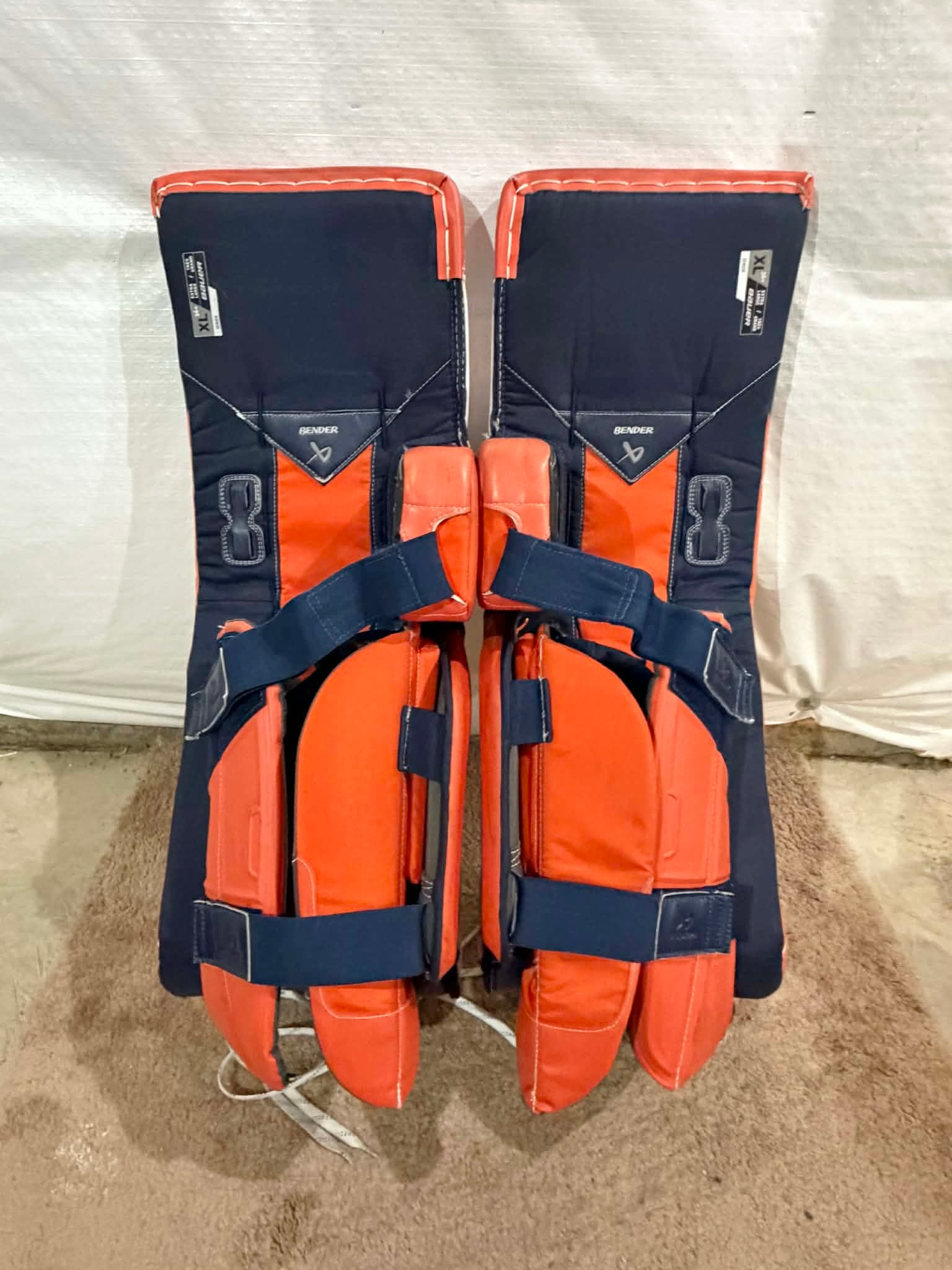 OHL Bauer Shadow Full Right 36+1 pro stock Goalie Full Set