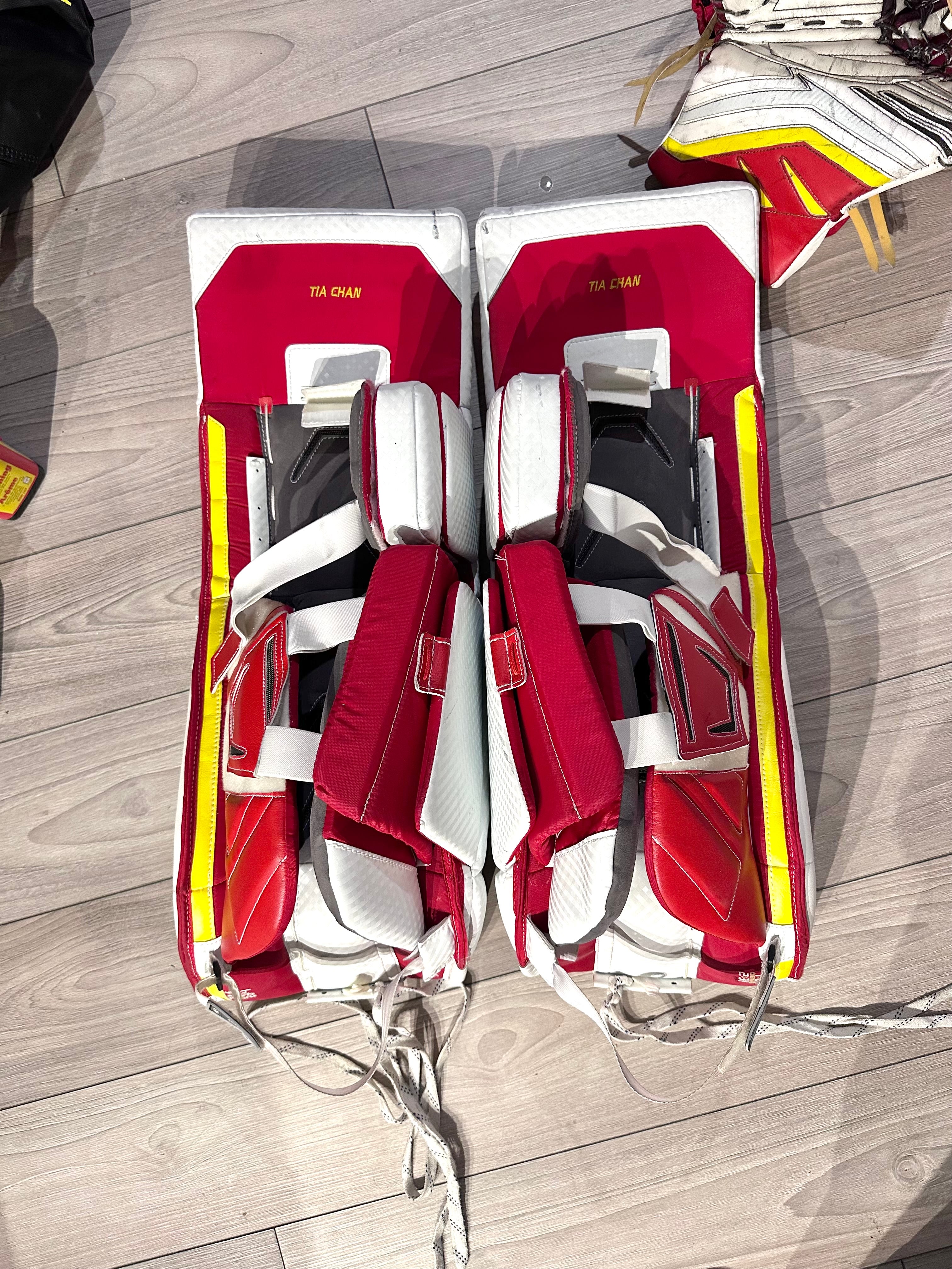 Olymics Return Brian Gnetik V Full Right 32+1 Pro Stock Goalie Full Set