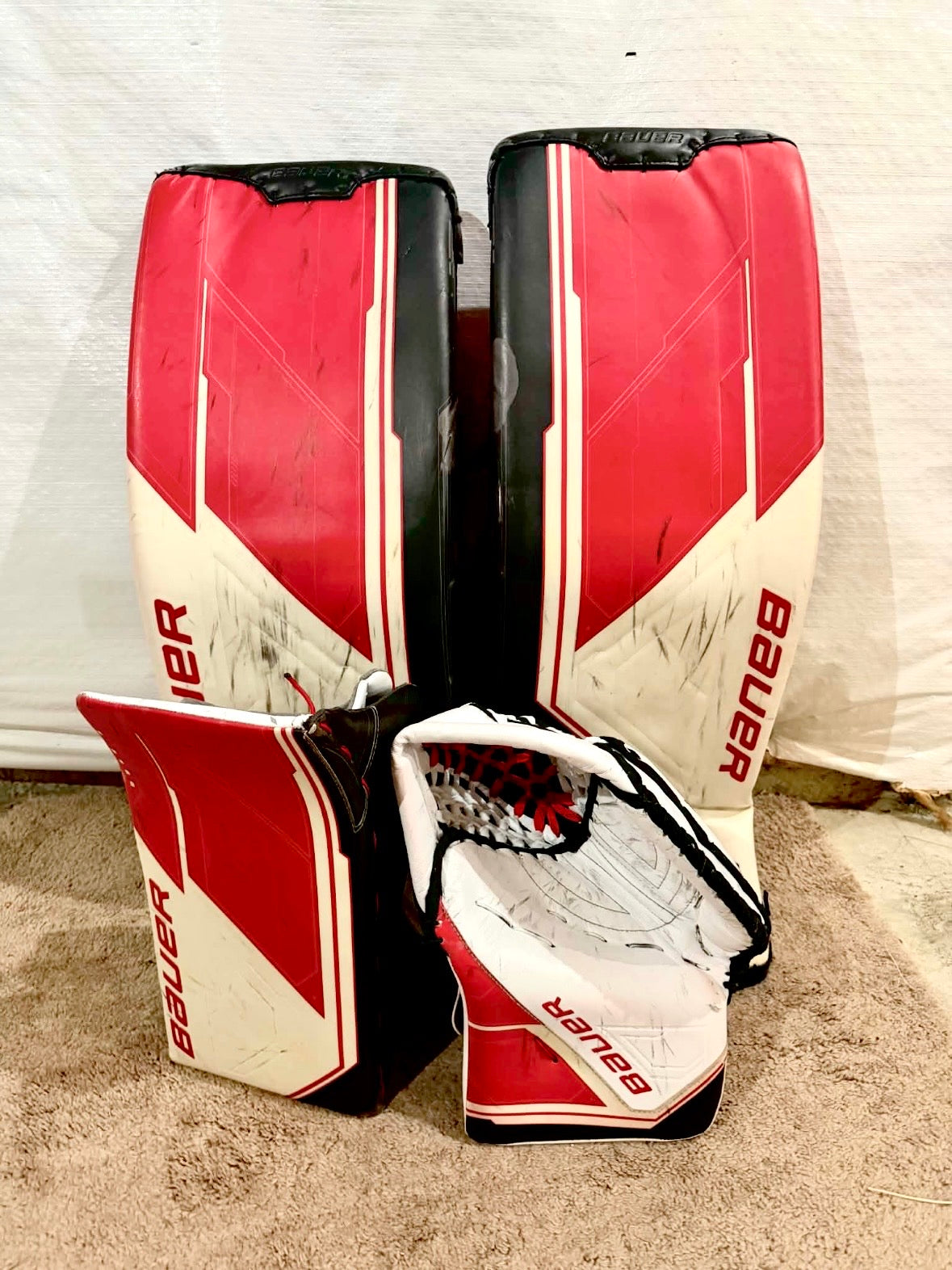 Bauer Mach 34+1 Regular Goalie Full Set Pro Stock