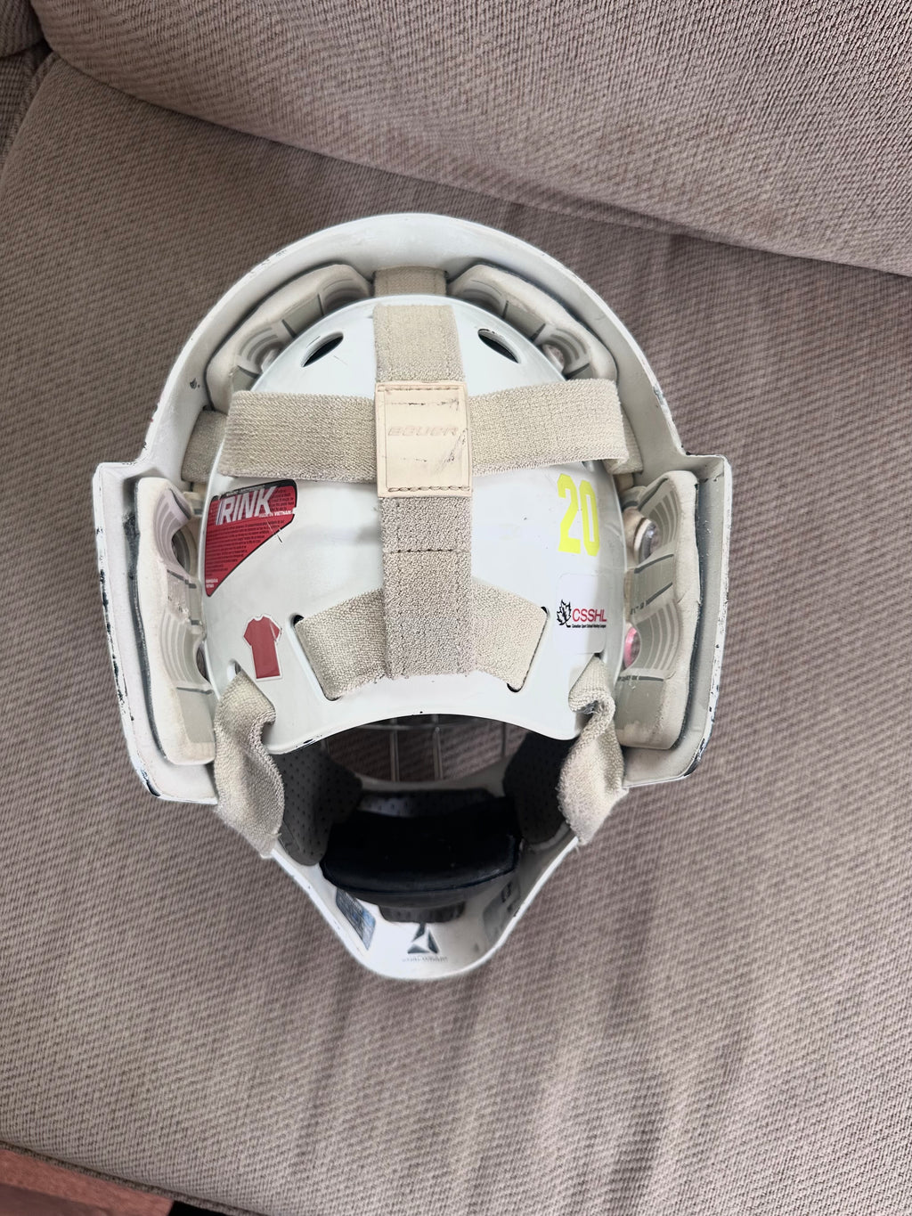 Bauer profile 960 custom painted goalie mask