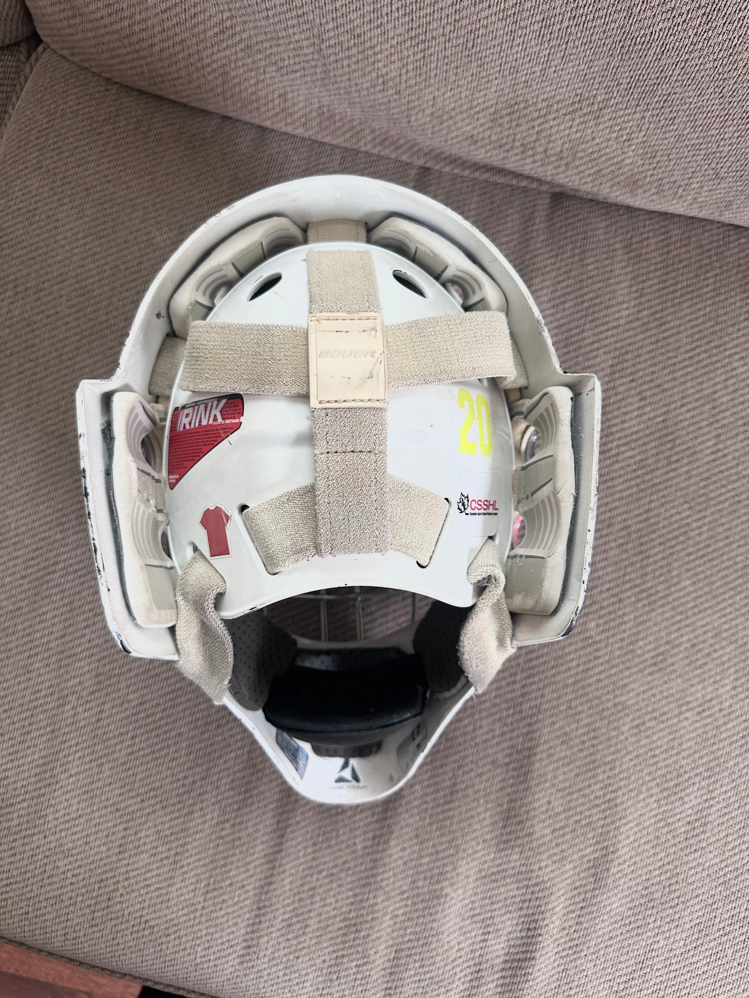 Bauer profile 960 custom painted goalie mask