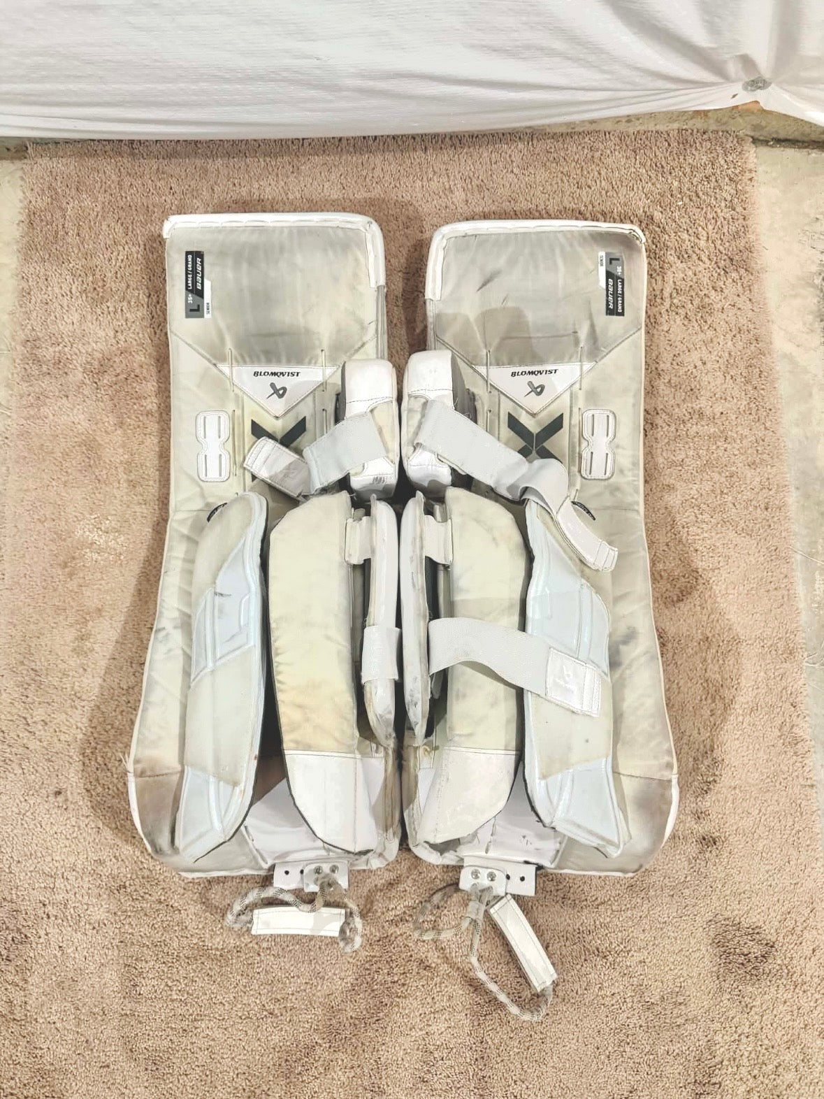 Pittsburgh penguins Bauer Hyperlite 2 Regular Goalie pro stock Full Set
