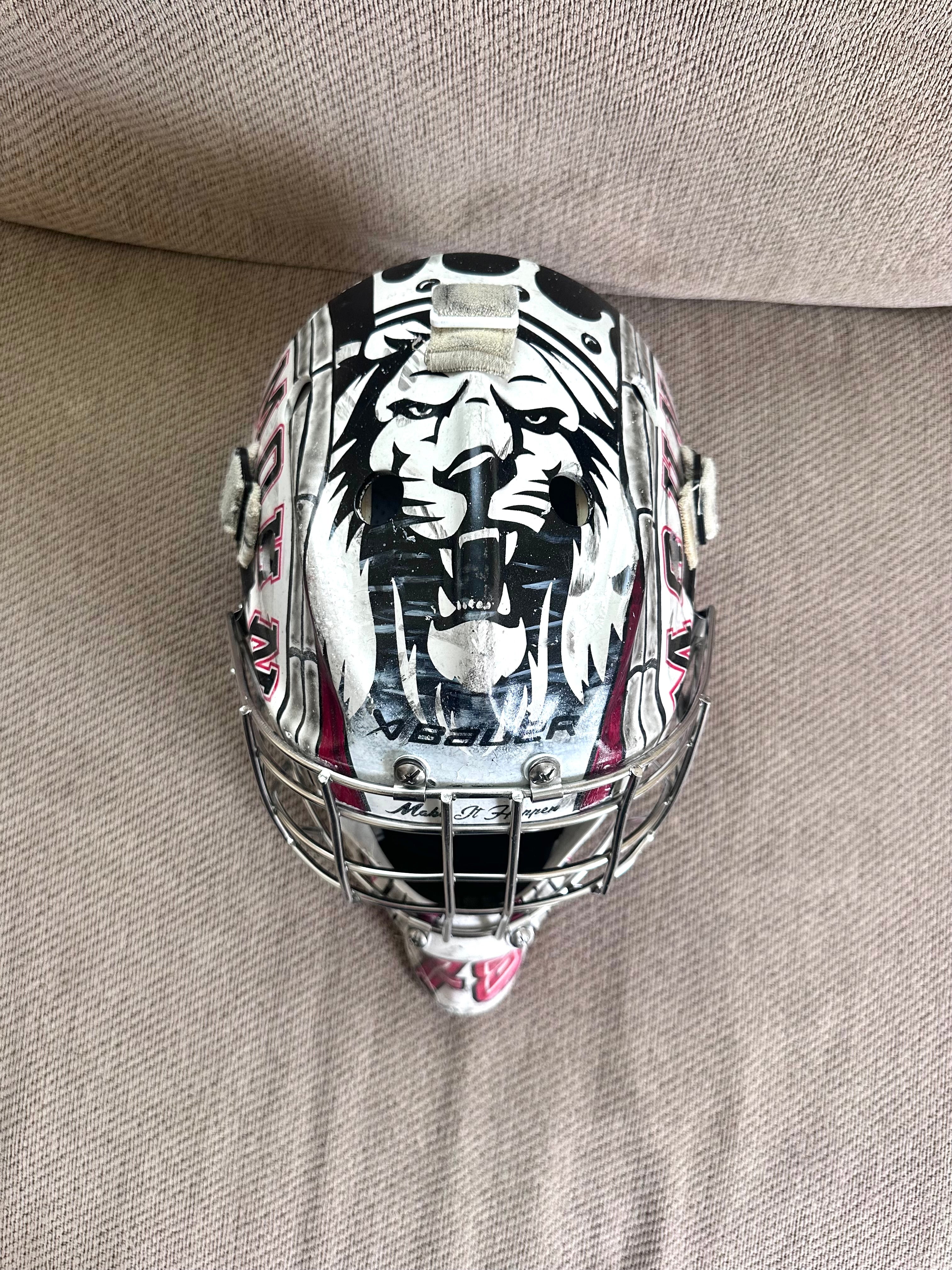 Bauer profile 960 custom painted goalie mask