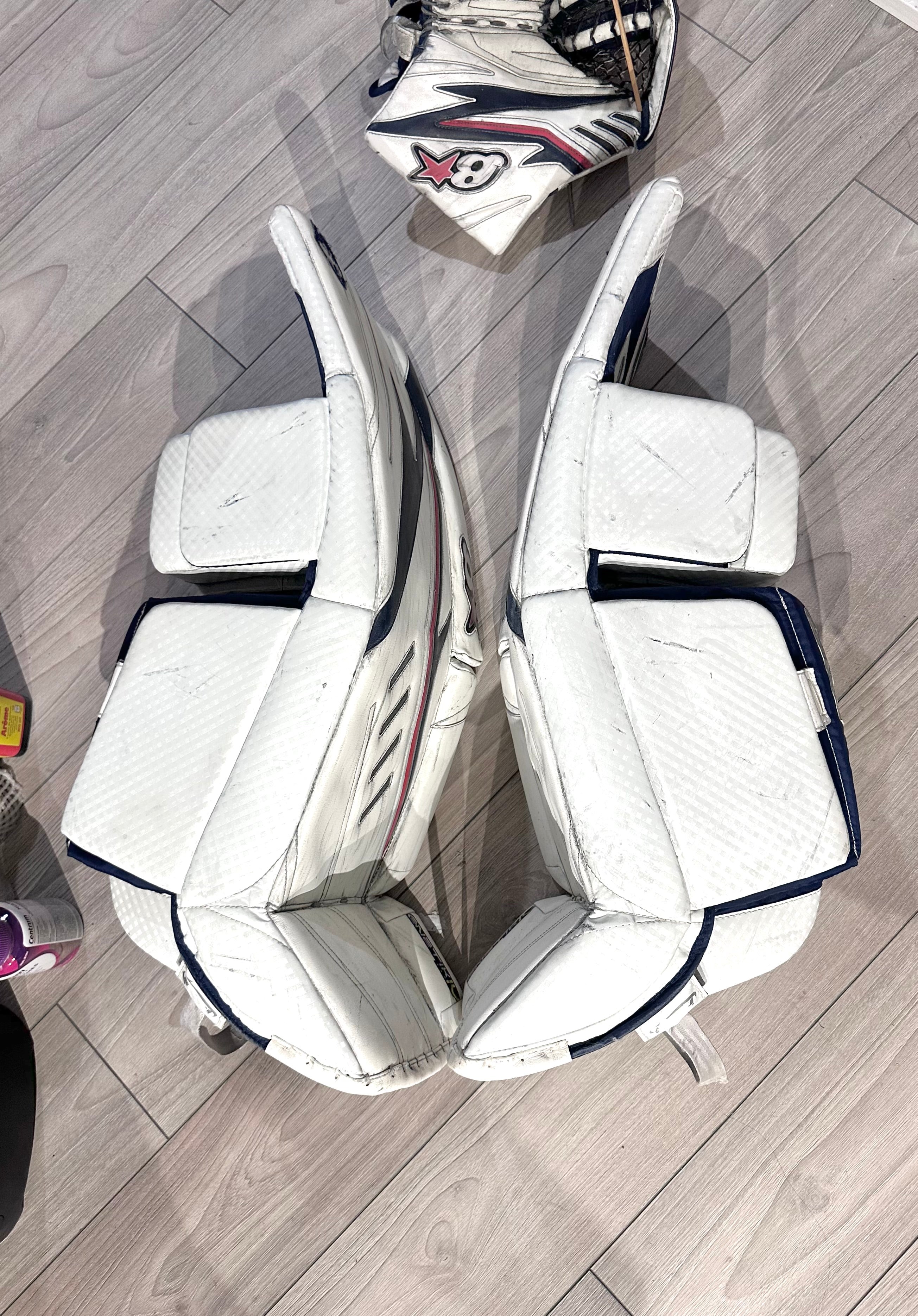 NCAA Brian Optik 2 32+1 Full Right Pro Stock Goalie Full Set