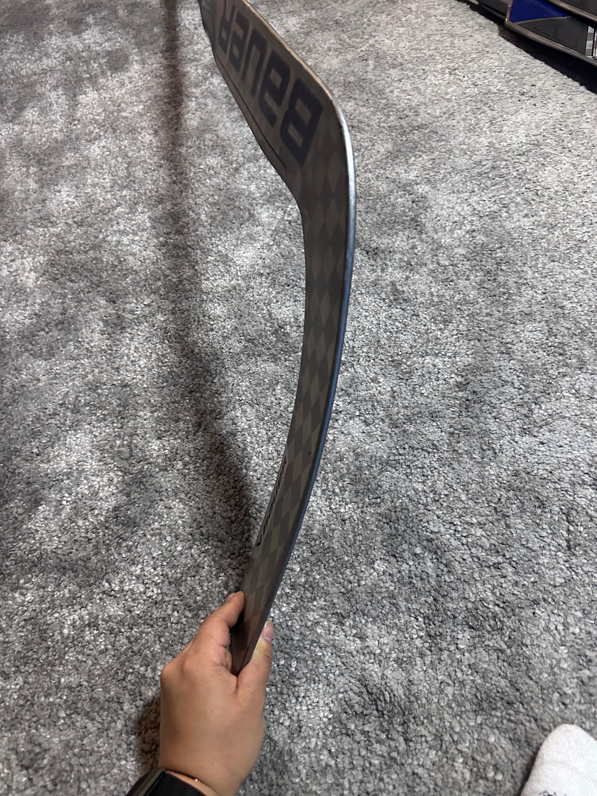 New NCAA Bauer mach 25” Full Right Pro Stock Goalie Stick #3