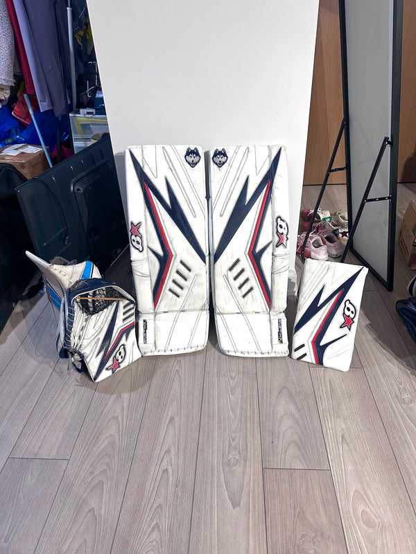 NCAA Brian Optik 2 32+1 Full Right Pro Stock Goalie Full Set