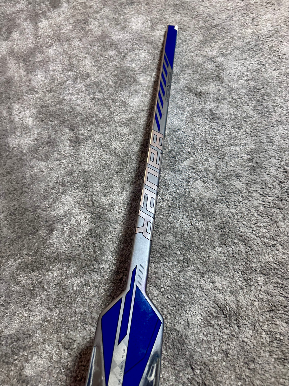 New NCAA Bauer mach 25” Full Right Pro Stock Goalie Stick #3