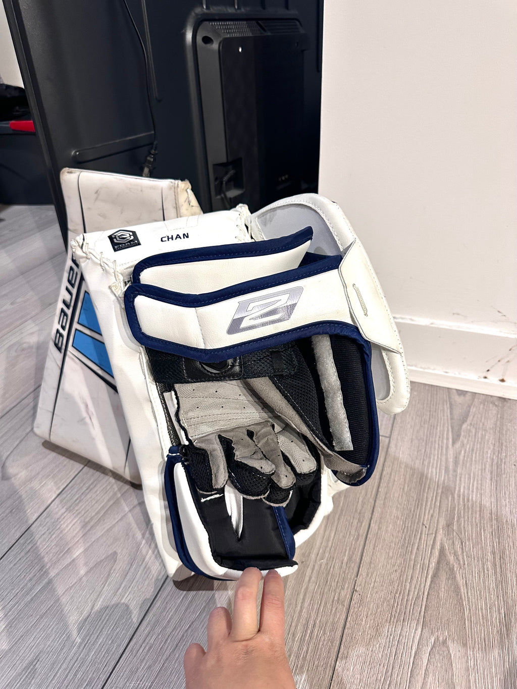 NCAA Brian Optik 2 32+1 Full Right Pro Stock Goalie Full Set
