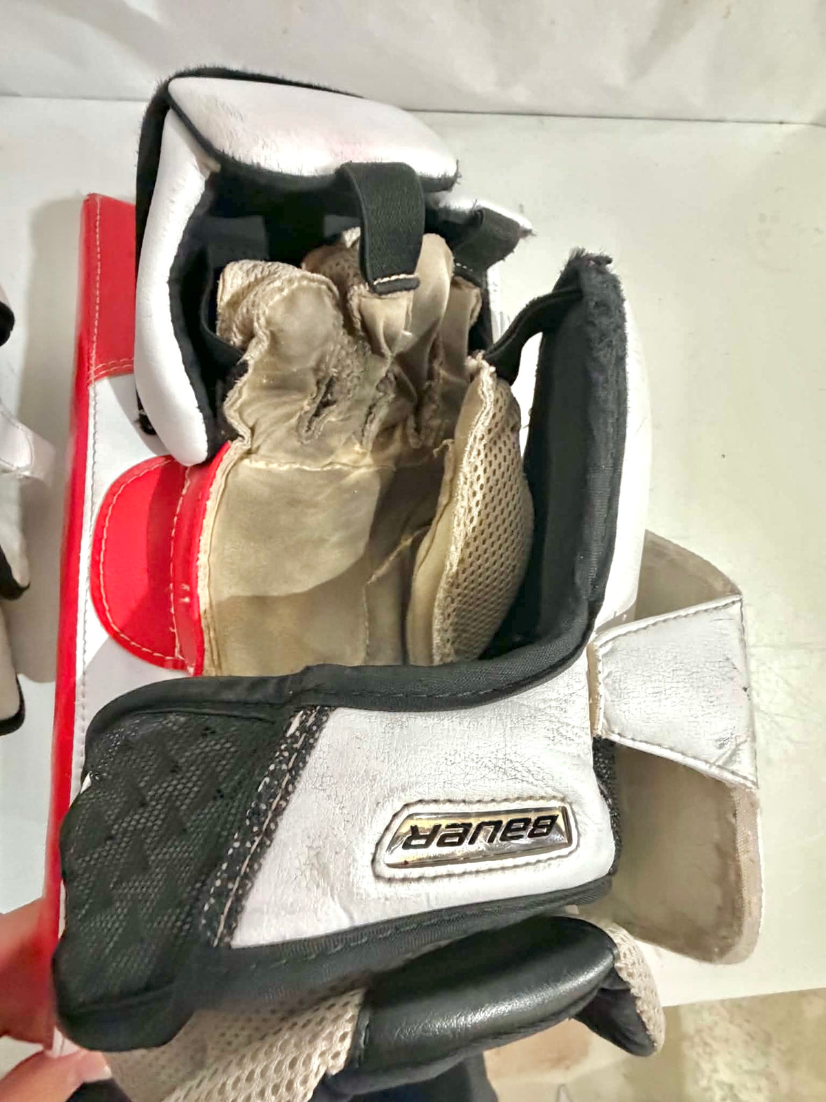 Bauer 2X/2S Pro Regular Pro Stock goalie glove and blocker set