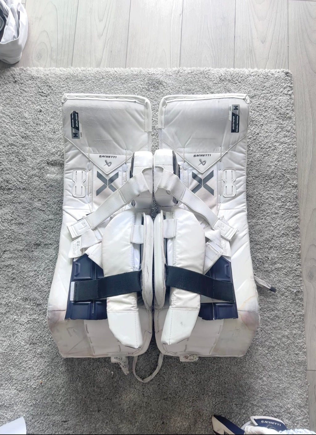 NCAA Bauer digit print Hyperlite 2 34+1 pro stock goalie full set