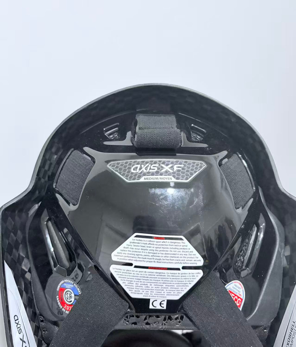 New Black CCM Acis XF Pro Senior Goalie Mask