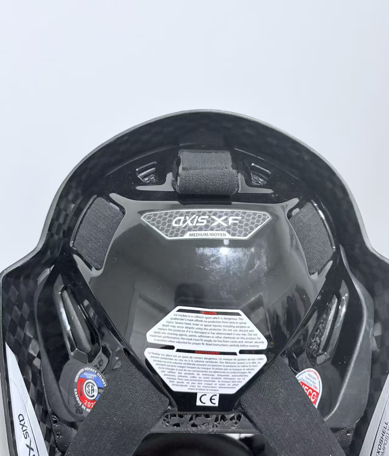 New Black CCM Acis XF Pro Senior Goalie Mask