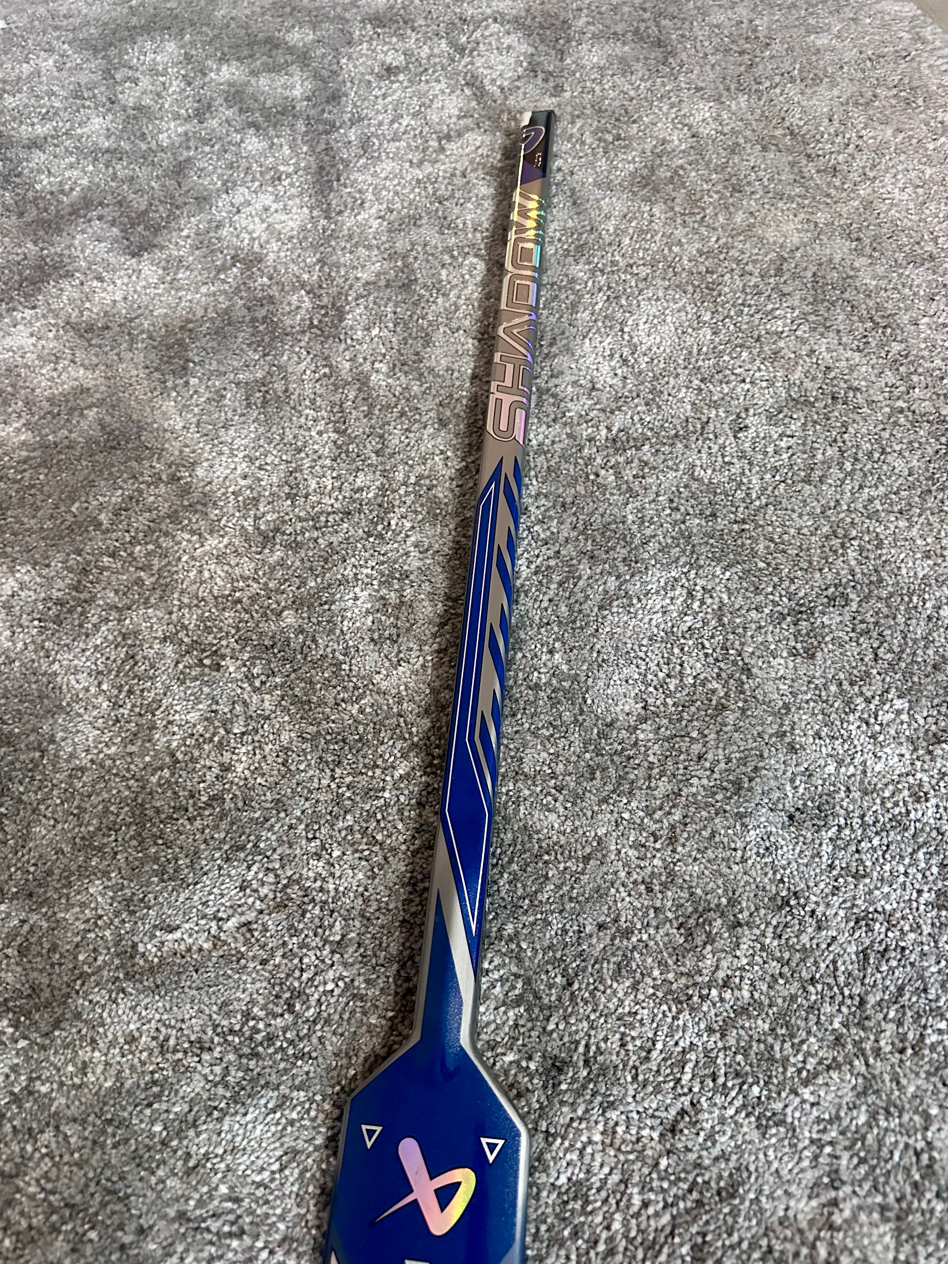 NCAA Bauer Shadow Full Right 24" Navy Pro Stock Goalie Stick #5