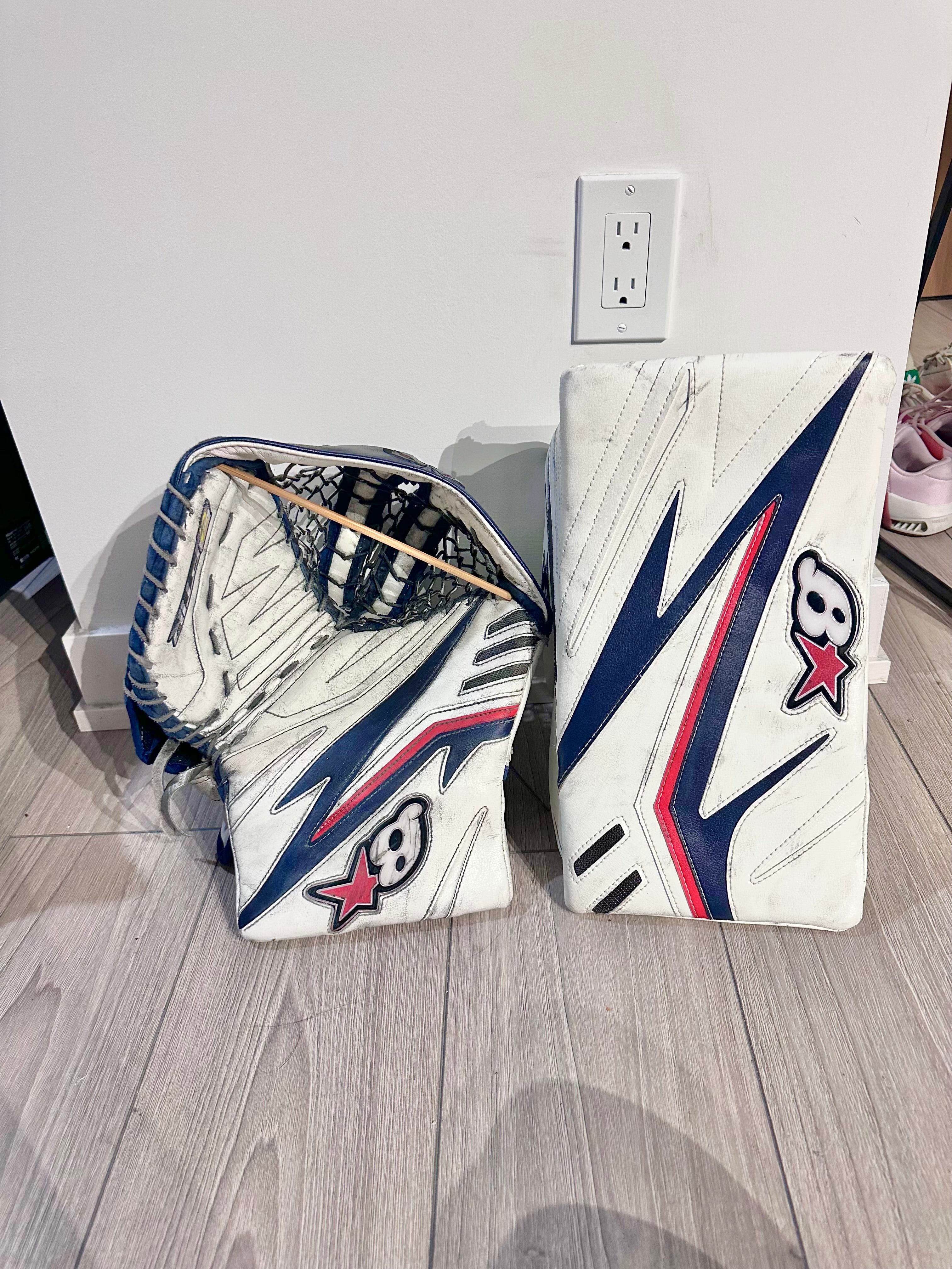 NCAA Brian Optik 2 32+1 Full Right Pro Stock Goalie Full Set
