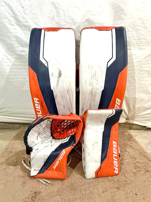 OHL Bauer Shadow Full Right 36+1 pro stock Goalie Full Set
