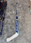 NCAA Bauer Shadow Full Right 24" White Pro Stock Goalie Stick #7