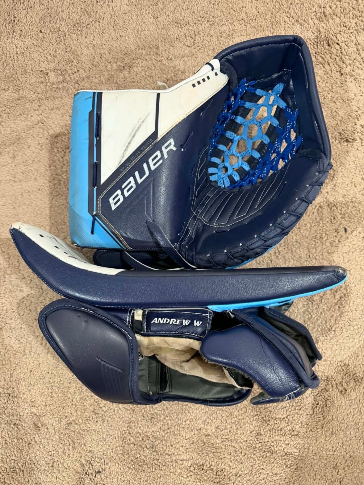 Bauer Mach 34+1 Regular Goalie pro stock Full Set