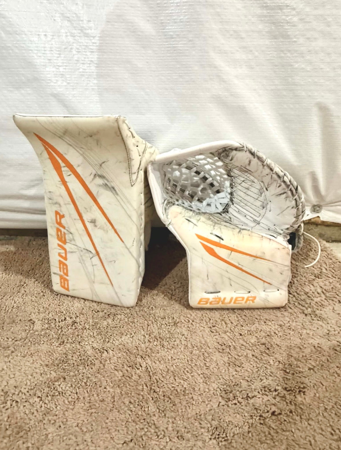 Pittsburgh penguins Bauer Hyperlite 2 Regular Goalie pro stock Full Set