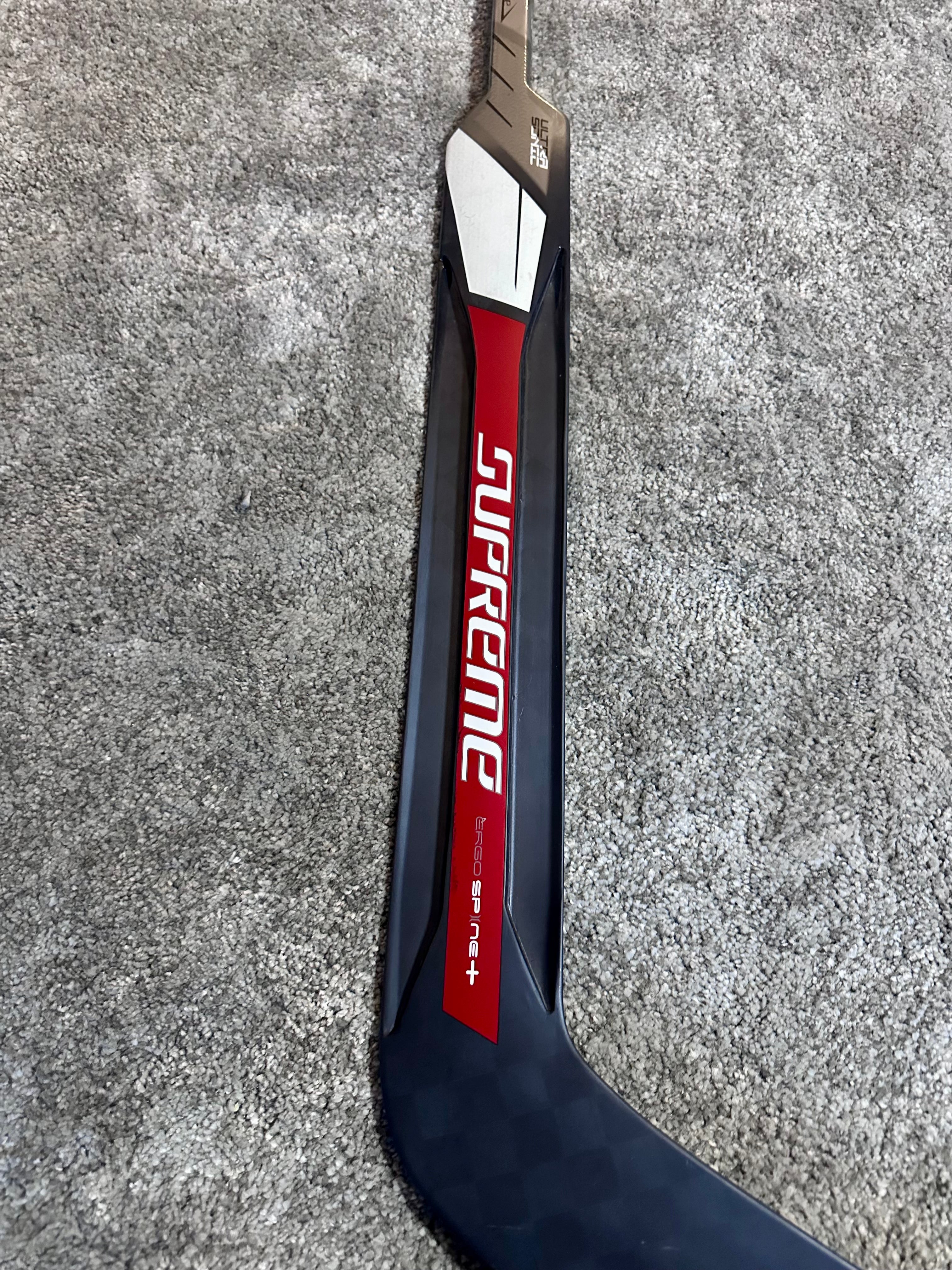 New NCAA Bauer Ultrsonic 25” Full Right Pro Stock Goalie Stick