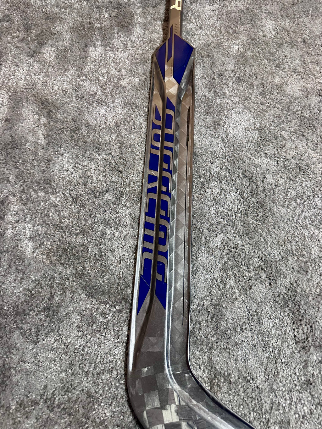 New NCAA Bauer Mach 25” Full Right Pro Stock Goalie Stick #1