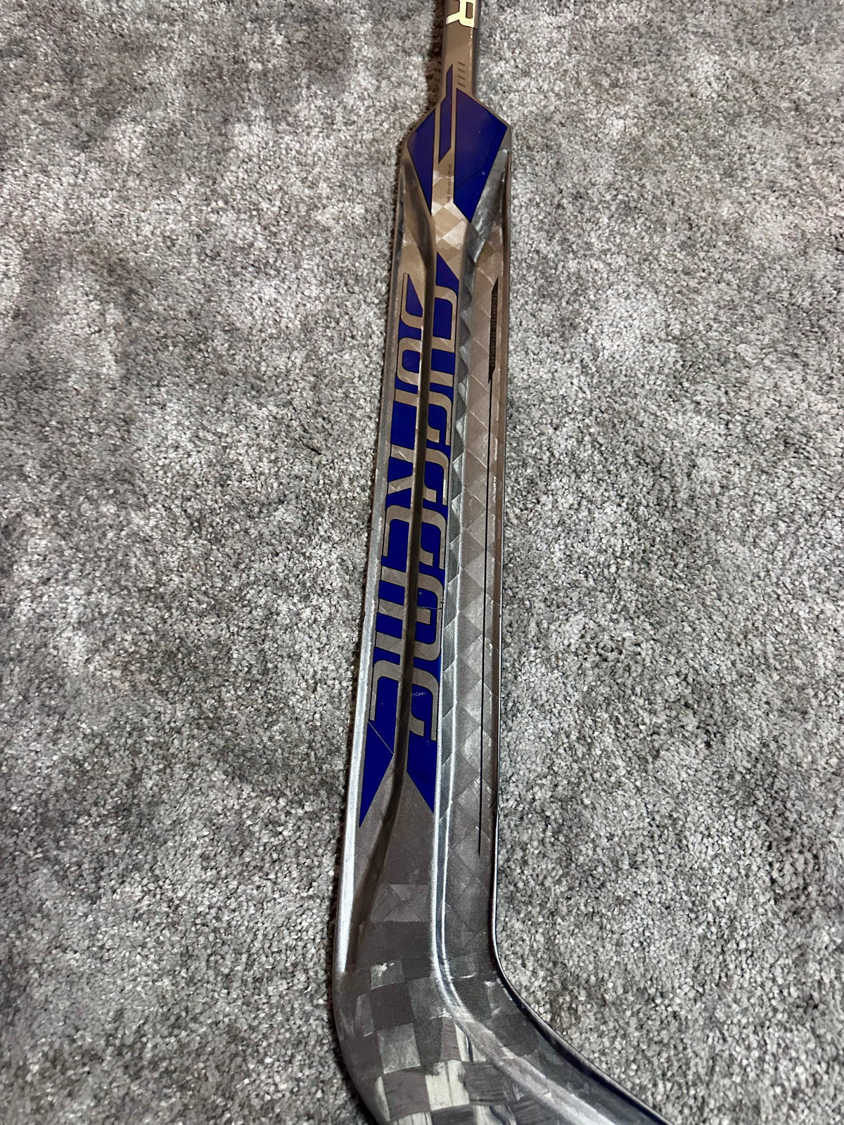 New NCAA Bauer Mach 25” Full Right Pro Stock Goalie Stick #1