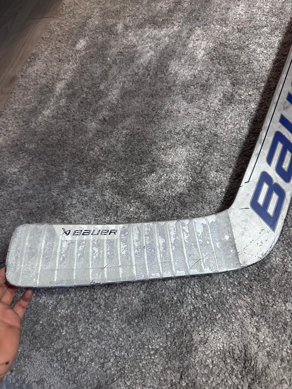 NCAA Bauer Mach 25" Full Right Pro Stock Goalie Stick #2