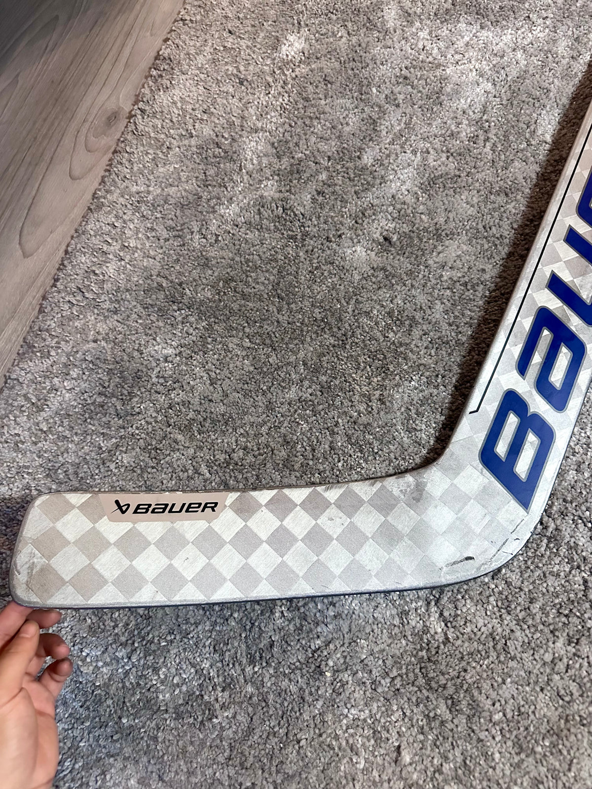 NCAA Bauer Mach 25” Full Right Pro Stock Goalie Stick #4