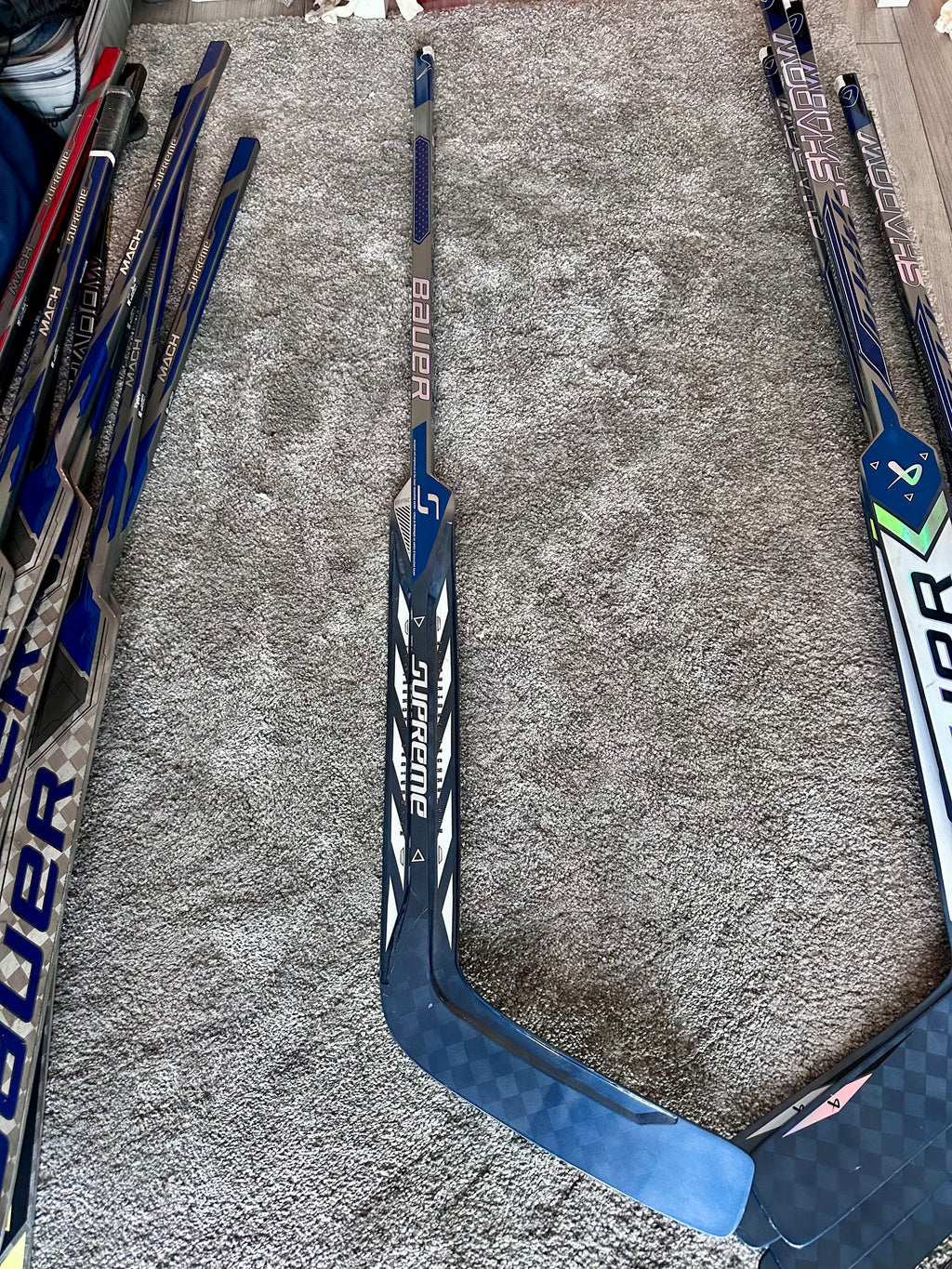 NCAA Bauer Shadow 24” Full Right Pro Stock Goalie stick #4