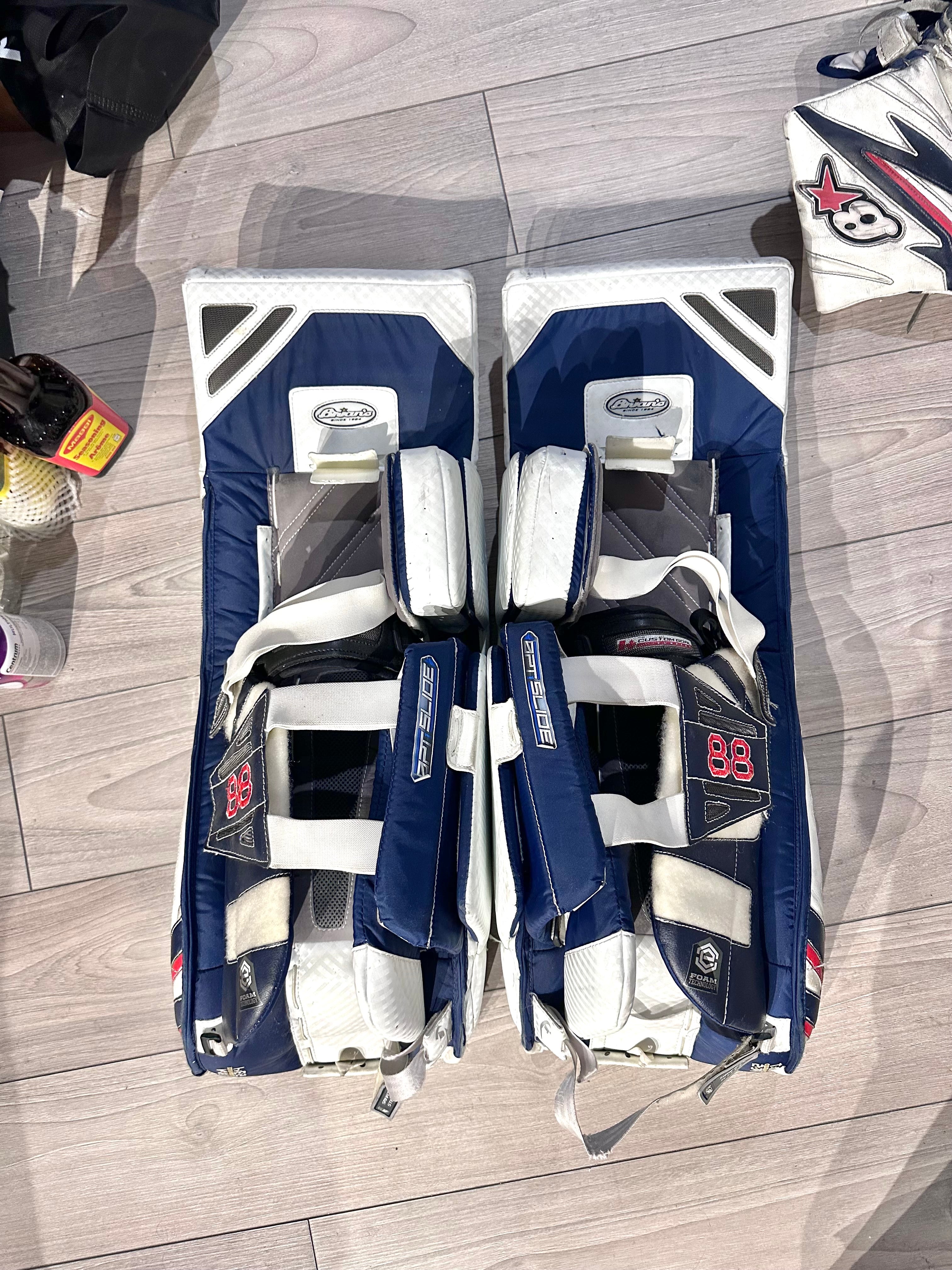 NCAA Brian Optik 2 32+1 Full Right Pro Stock Goalie Full Set