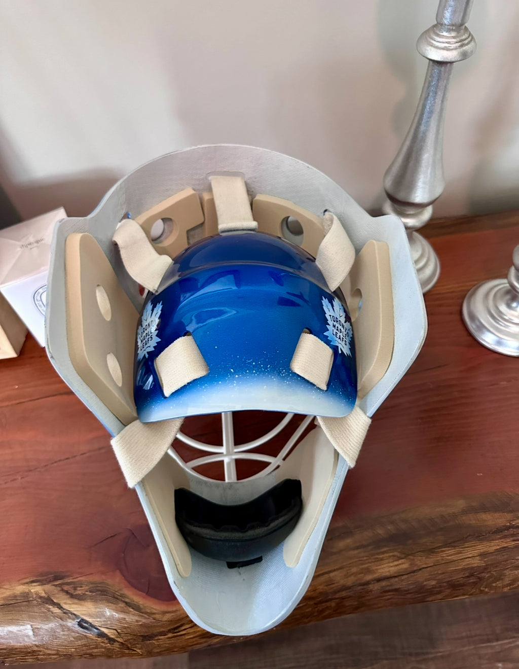 Ilya Samsonov 2023-2024 mad dog Toronto tribute replica goalie mask - autographed