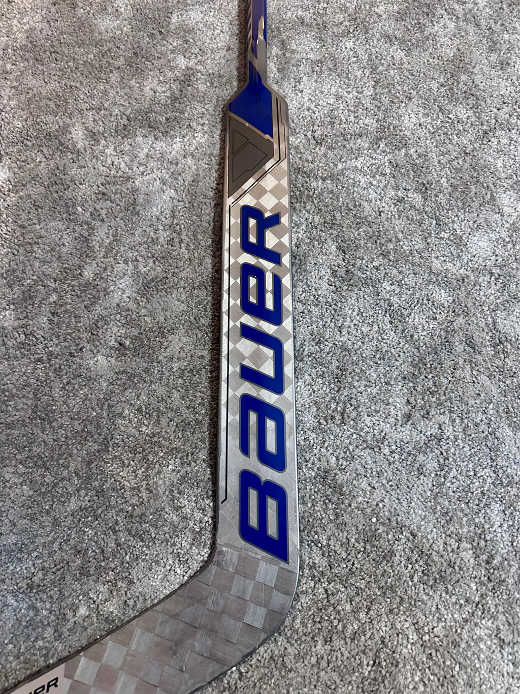 New NCAA Bauer mach 25” Full Right Pro Stock Goalie Stick